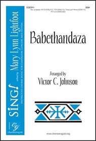 Babethandaza SSA choral sheet music cover Thumbnail